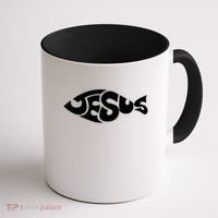Jesus Fish Coffee Mug thumb 1