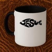Jesus Fish Coffee Mug thumb 2