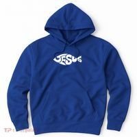 Jesus Fish Hoodie thumb 0