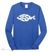 Jesus Fish Long Sleeve Shirt thumb 0