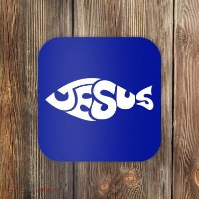 Jesus Fish Coaster