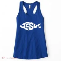 Jesus Fish Women's Tank Top thumb 0