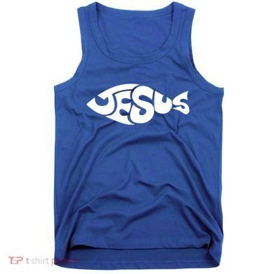 Jesus Fish Tank Top