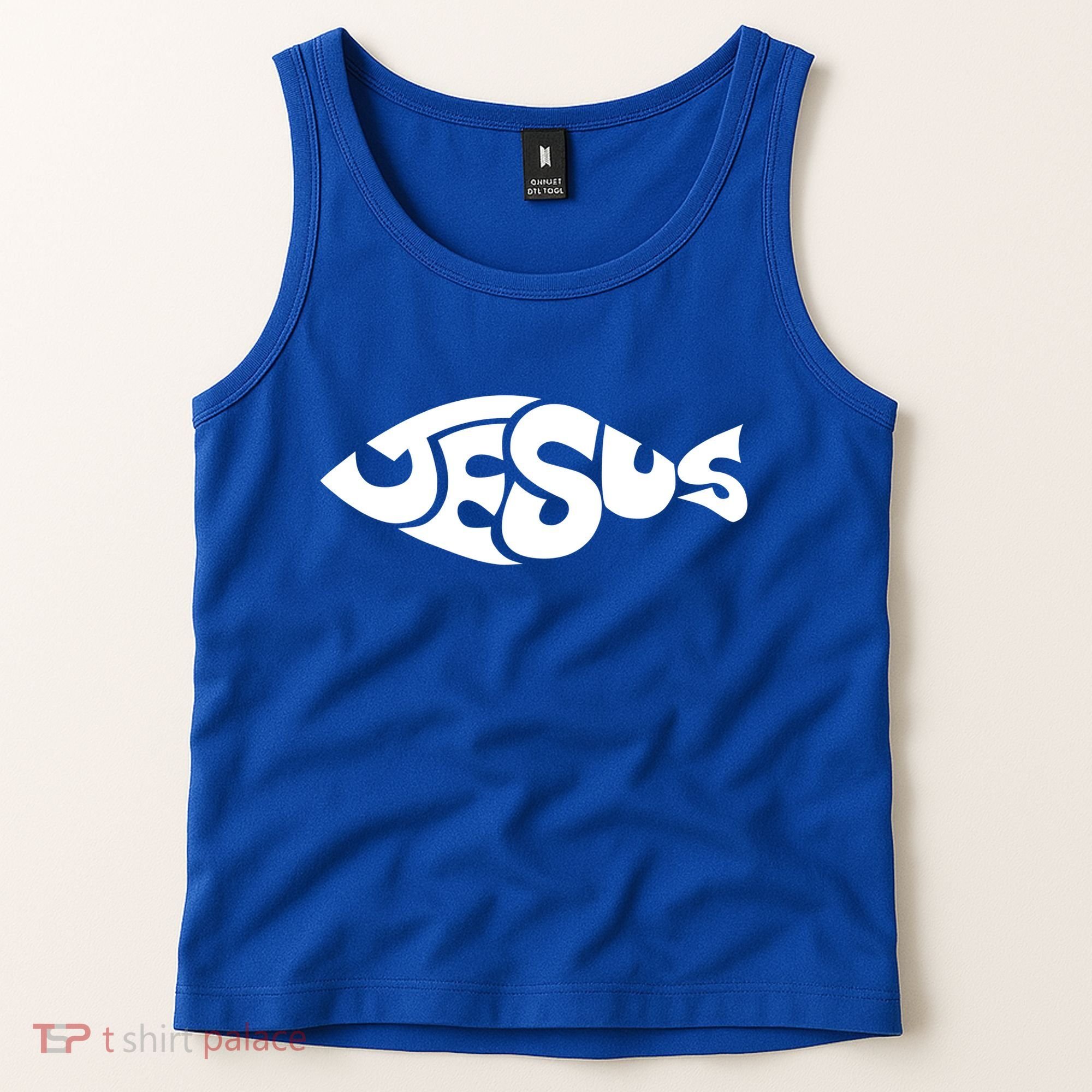 Jesus Fish Tank Top