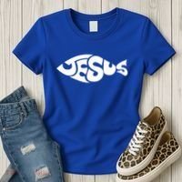 Jesus Fish Women's T-Shirt thumb 3
