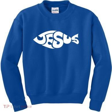 Jesus Fish Kids Sweatshirt