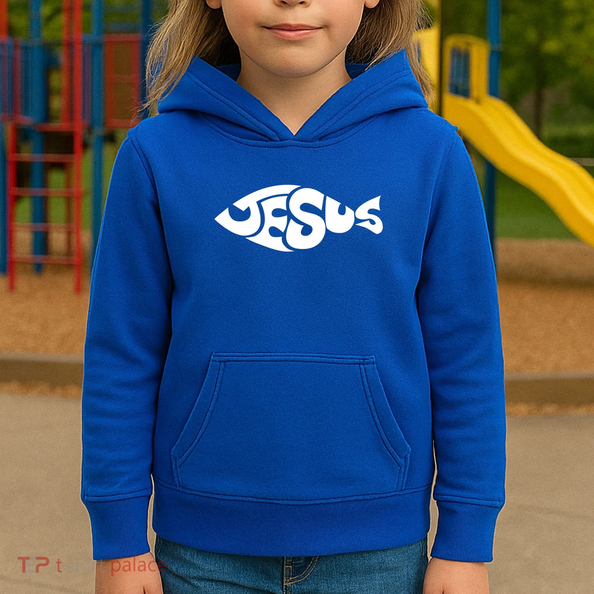 Jesus Fish Kids Hoodie