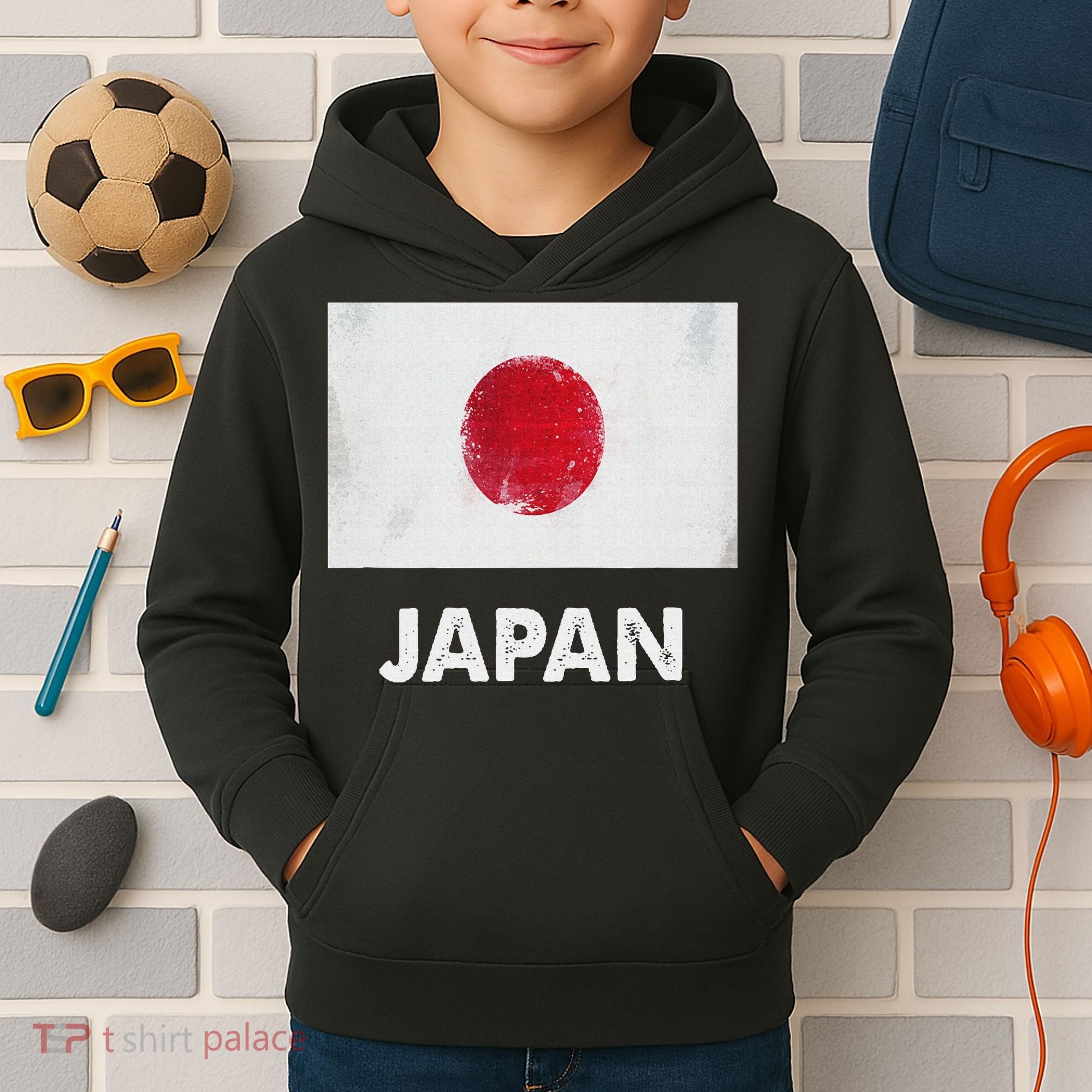Japanese Flag Japanese Kids Hoodie