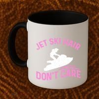 Jetski Funny Jet Skiing Jet Ski Hair DonT Care Cool Gift Coffee Mug thumb 2