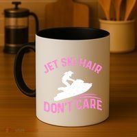 Jetski Funny Jet Skiing Jet Ski Hair DonT Care Cool Gift Coffee Mug thumb 4