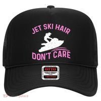 Jetski Funny Jet Skiing Jet Ski Hair DonT Care Cool Gift Hat thumb 0