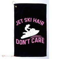 Jetski Funny Jet Skiing Jet Ski Hair DonT Care Cool Gift Golf Towel thumb 0