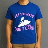 Jetski Funny Jet Skiing Jet Ski Hair DonT Care Cool Gift T-Shirt thumb 3