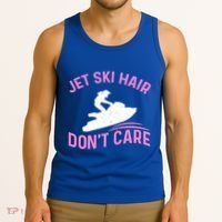Jetski Funny Jet Skiing Jet Ski Hair DonT Care Cool Gift Tank Top thumb 3