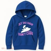 Jetski Funny Jet Skiing Jet Ski Hair DonT Care Cool Gift Kids Hoodie thumb 0