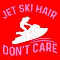Jetski Funny Jet Skiing Jet Ski Hair DonT Care Cool Gift Santa Hat thumb 1
