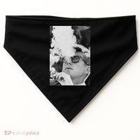JFK Smoking with Shades John F. Kennedy President USA-Made Doggie Bandana thumb 0