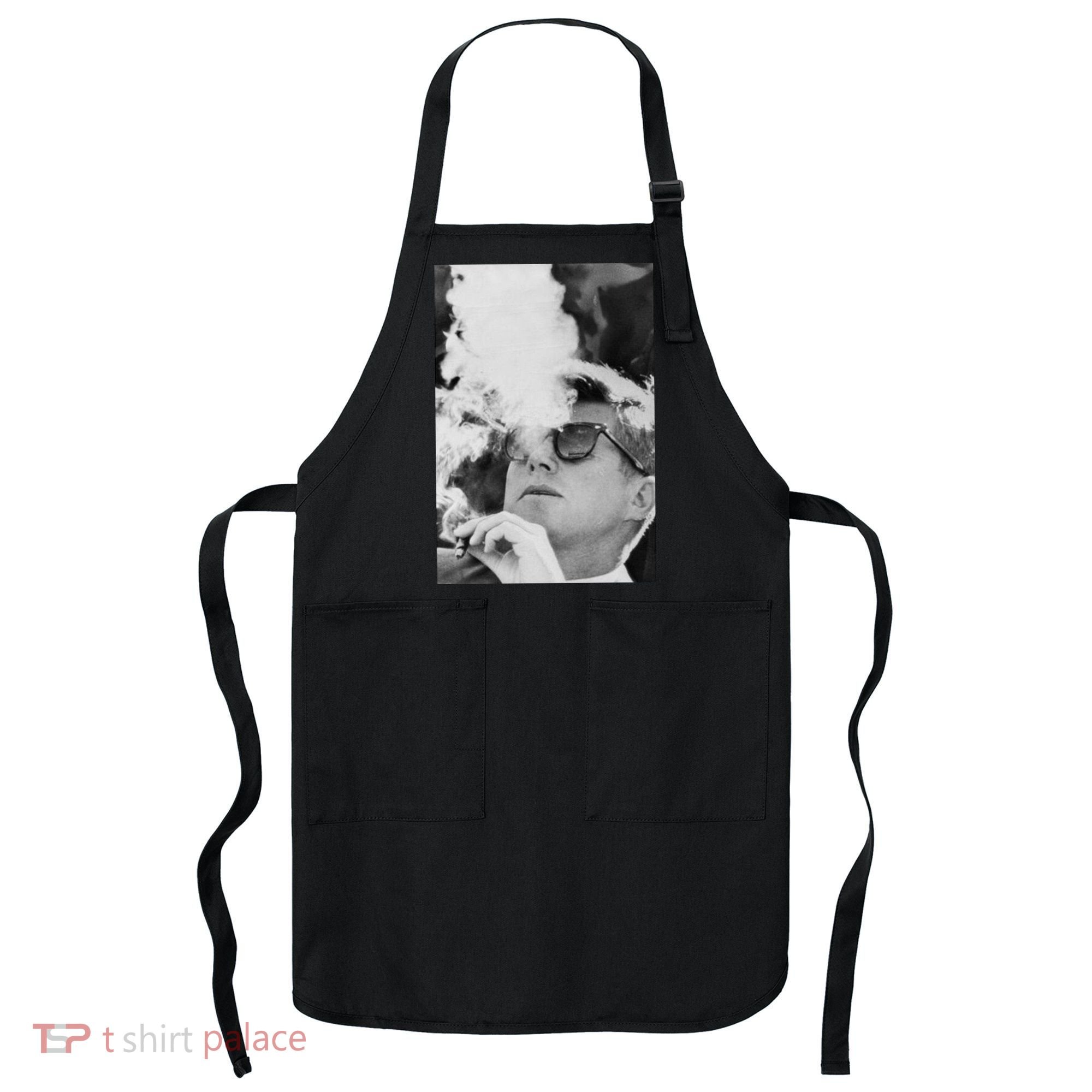 JFK Smoking with Shades John F. Kennedy President Apron