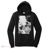 JFK Smoking with Shades John F. Kennedy President Women's Hoodie thumb 0