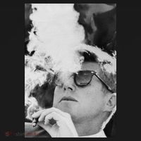 JFK Smoking with Shades John F. Kennedy President Women's Hoodie thumb 2