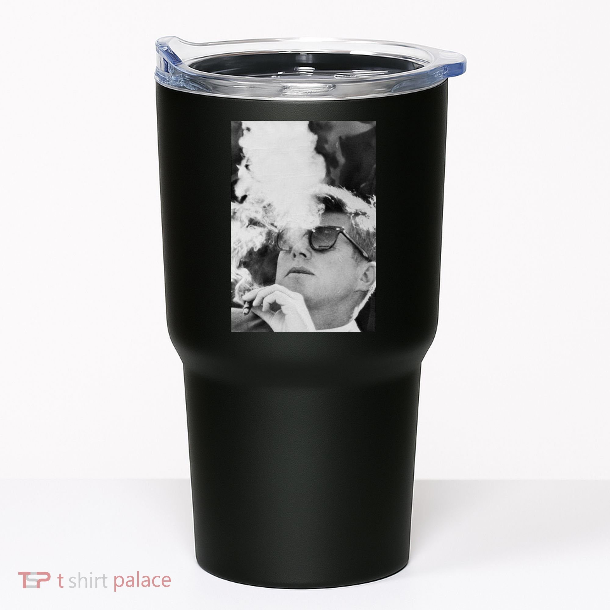 JFK Smoking with Shades John F. Kennedy President Tumbler