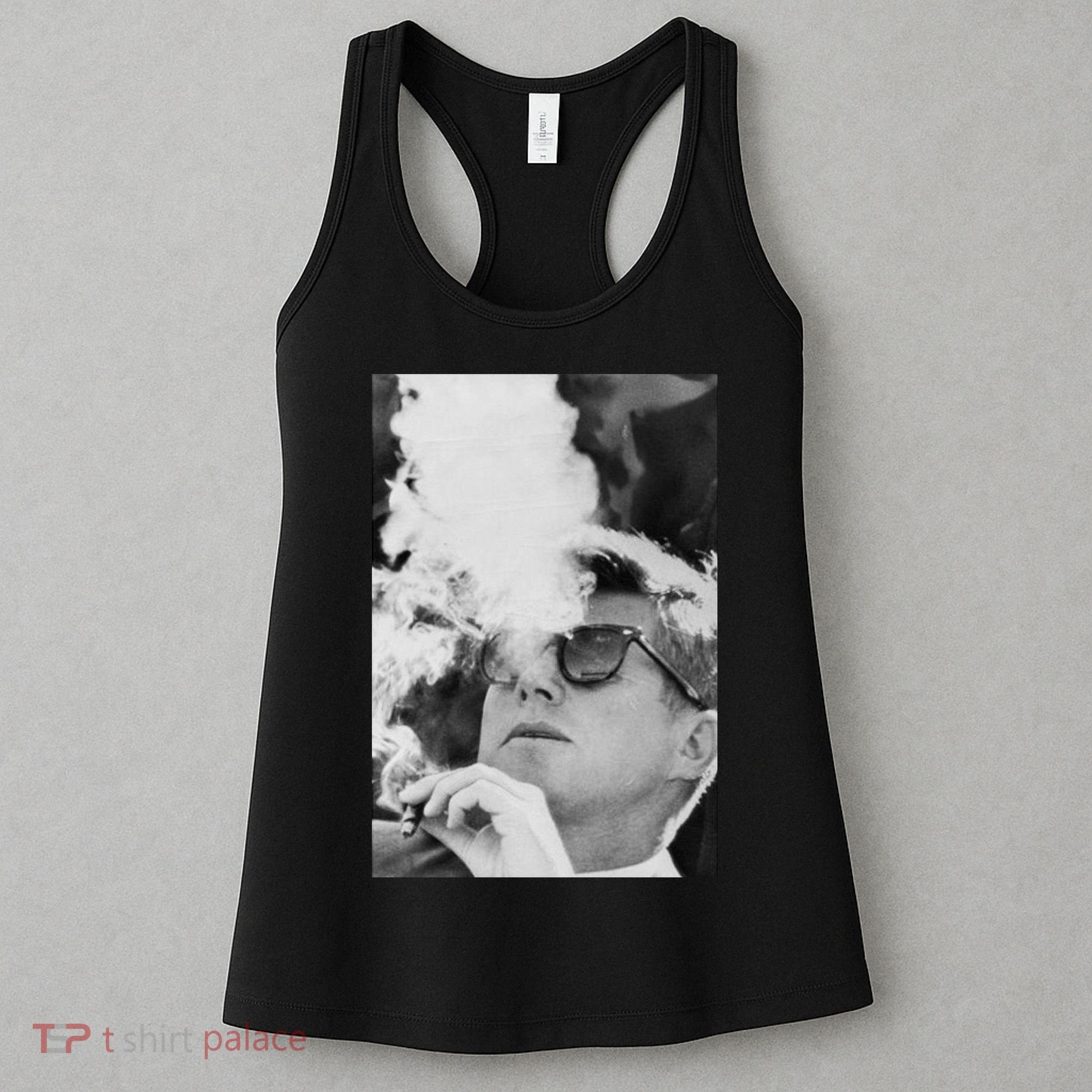 JFK Smoking with Shades John F. Kennedy President Women's Tank Top