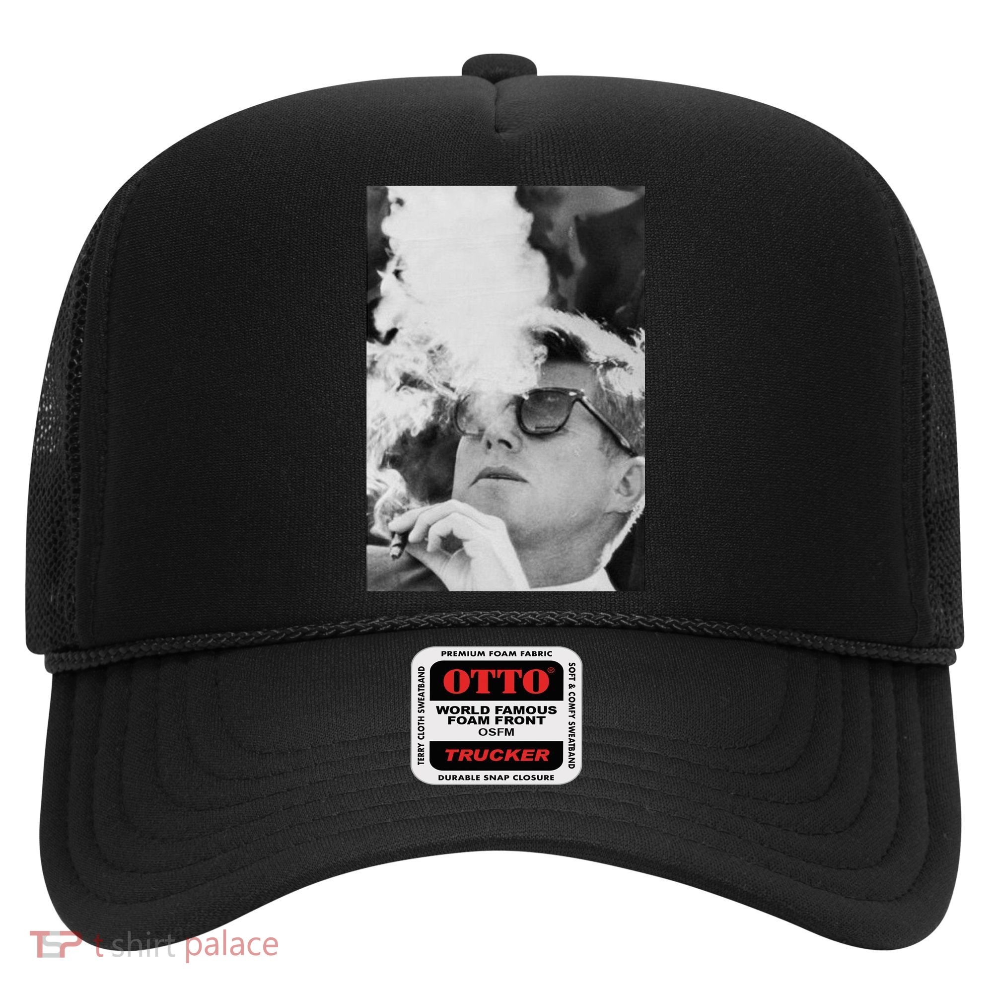 JFK Smoking with Shades John F. Kennedy President Hat