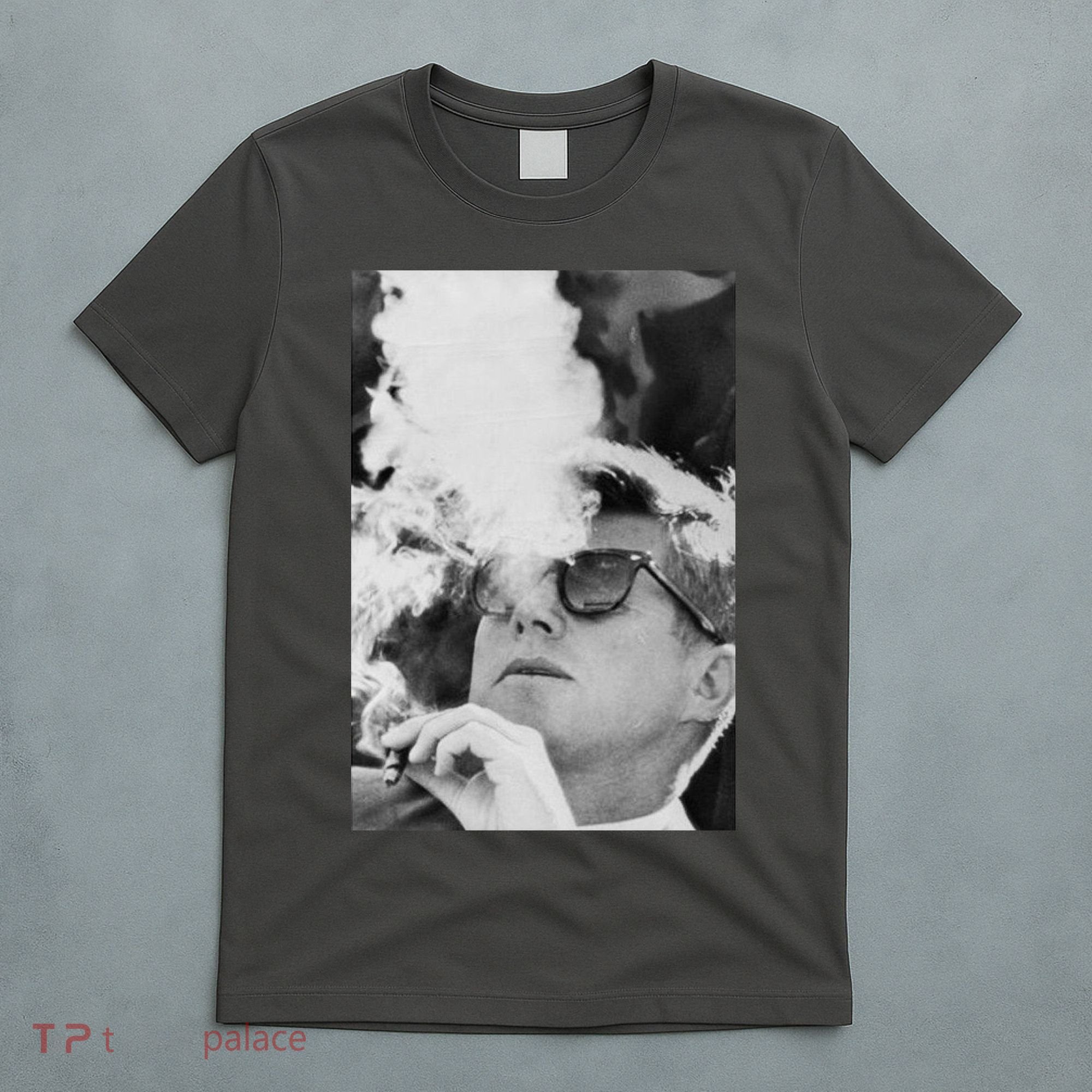 JFK Smoking with Shades John F. Kennedy President T-Shirt