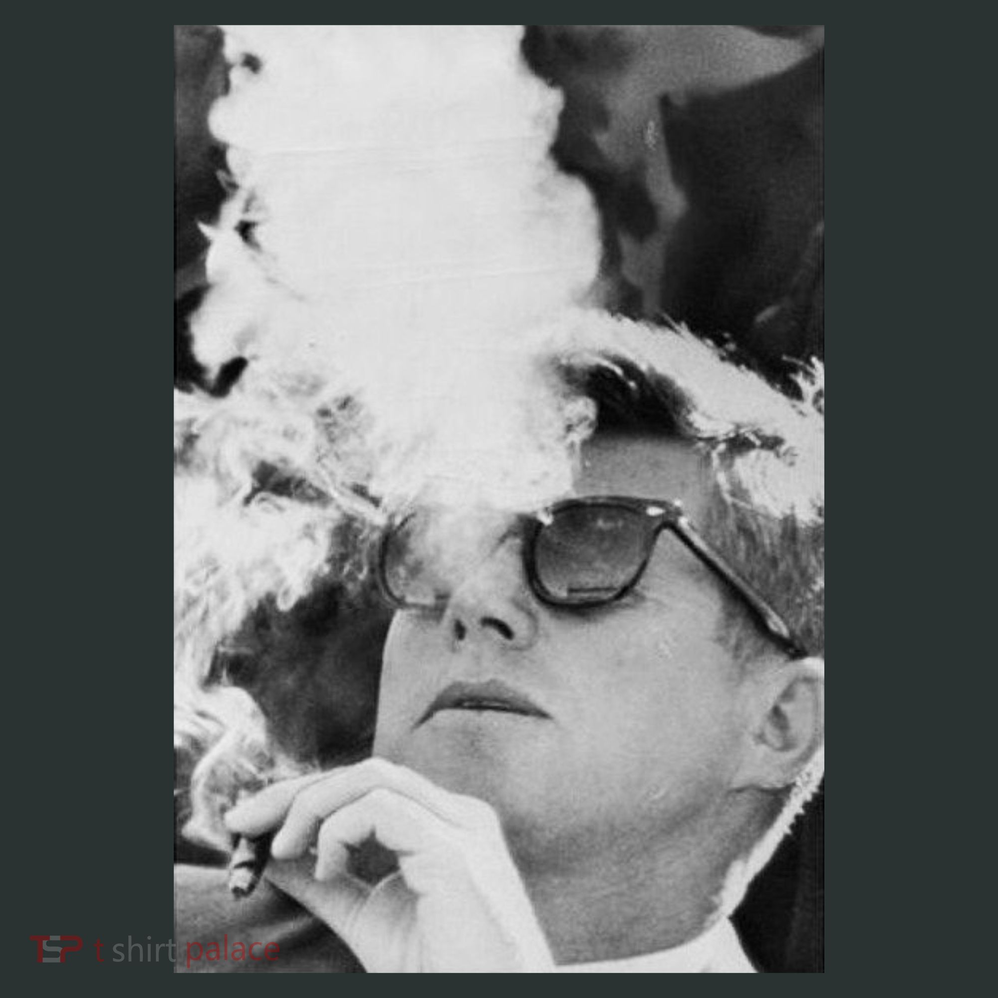 JFK Smoking with Shades John F. Kennedy President T-Shirt