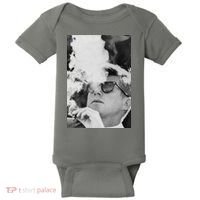 JFK Smoking with Shades John F. Kennedy President Baby Bodysuit thumb 0