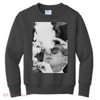 JFK Smoking with Shades John F. Kennedy President Kids Sweatshirt thumb 0