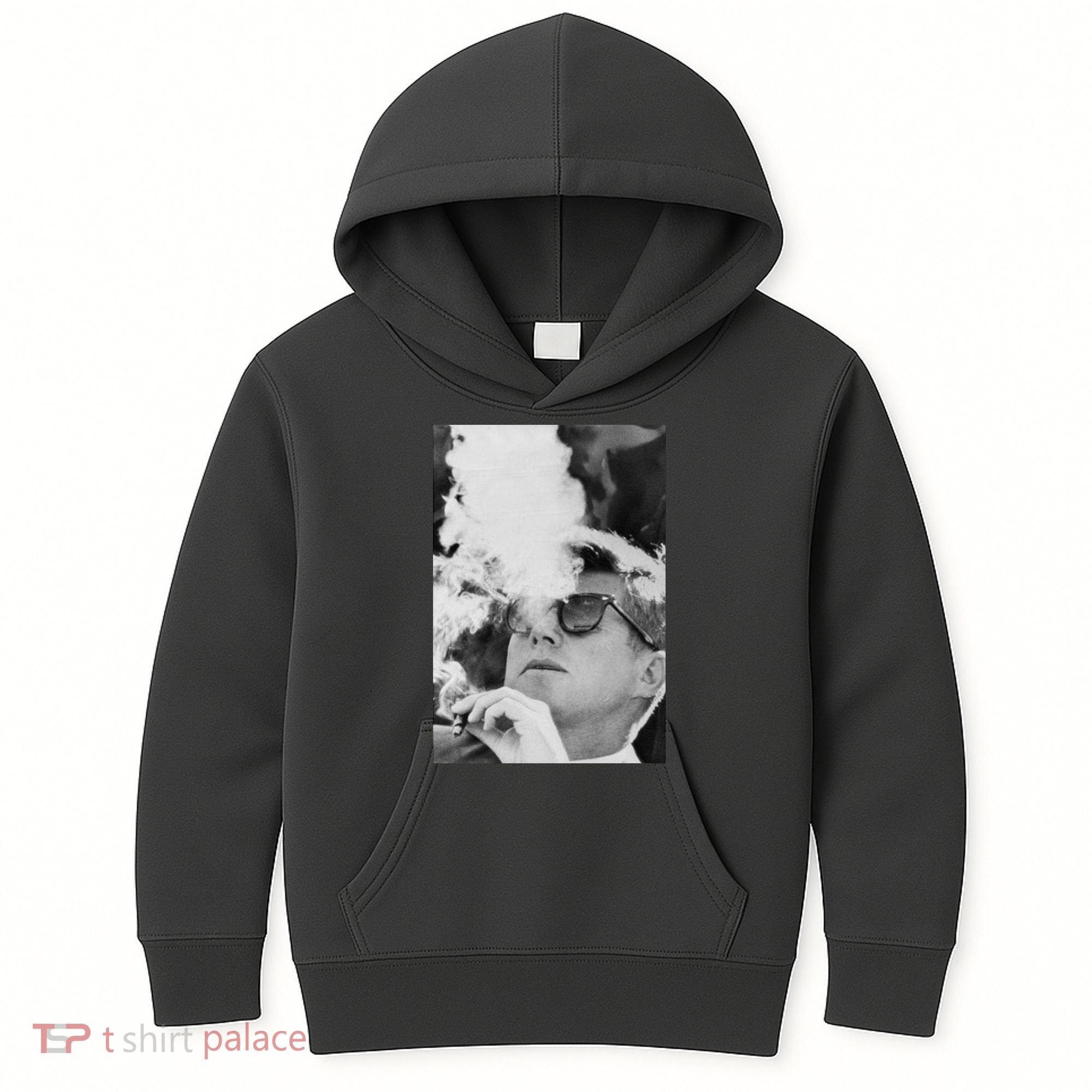 JFK Smoking with Shades John F. Kennedy President Kids Hoodie