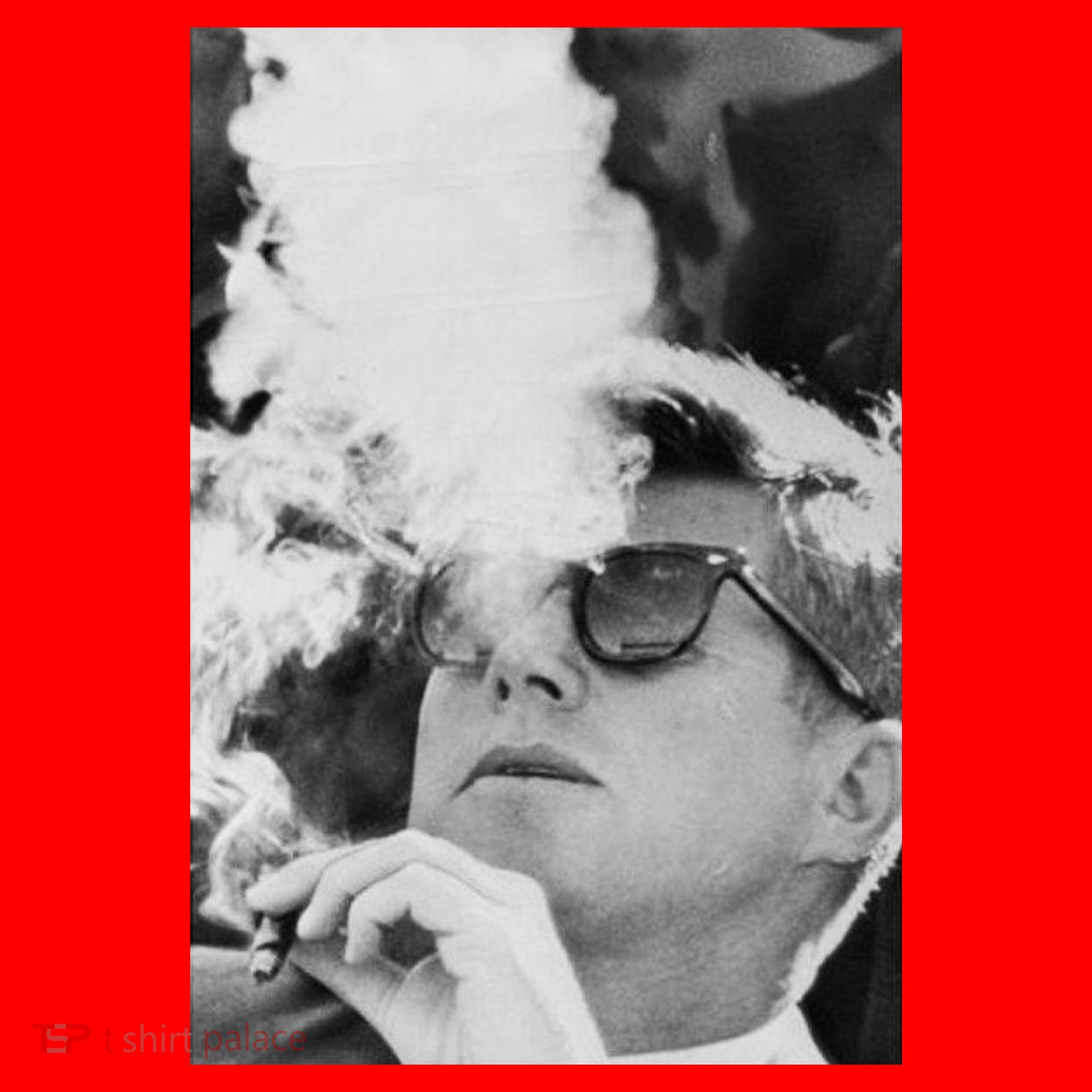JFK Smoking with Shades John F. Kennedy President Santa Hat