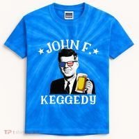 John F. Keggedy Drunk President Kennedy Jfk Kids Tie-Dye T-Shirt thumb 0