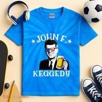 John F. Keggedy Drunk President Kennedy Jfk Kids Tie-Dye T-Shirt thumb 2
