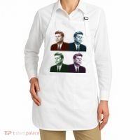 John Fitzgerald Kennedy 35th President Retro Block Portraits Apron thumb 2