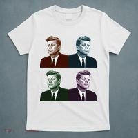 John Fitzgerald Kennedy 35th President Retro Block Portraits T-Shirt thumb 5