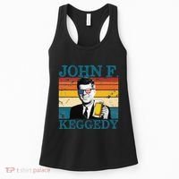 John F. Keggedy Drunk President Kennedy JFK 4th Of July Women's Tank Top thumb 0