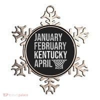 January February Kentucky April March Basketball Ornament thumb 0