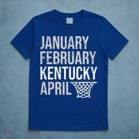 January February Kentucky April March Basketball T-Shirt thumb 5