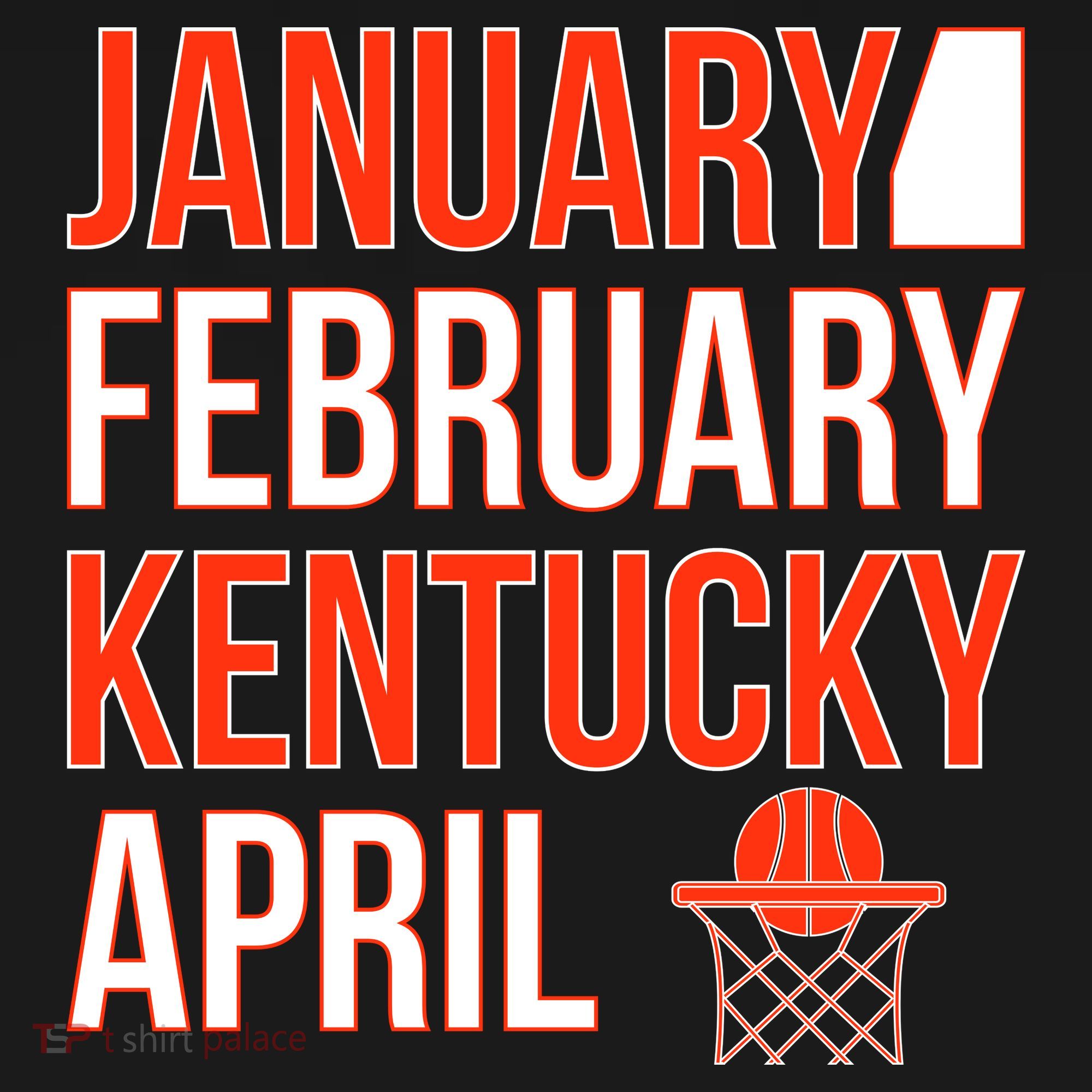 January February Kentucky April Basketball Hoodie