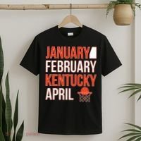 January February Kentucky April Basketball T-Shirt thumb 2