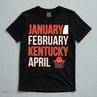 January February Kentucky April Basketball T-Shirt thumb 5