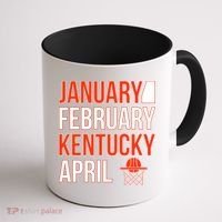 January February Kentucky April Basketball Coffee Mug thumb 1