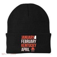 January February Kentucky April Basketball Beanie thumb 0
