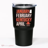 January February Kentucky April Basketball Tumbler thumb 0