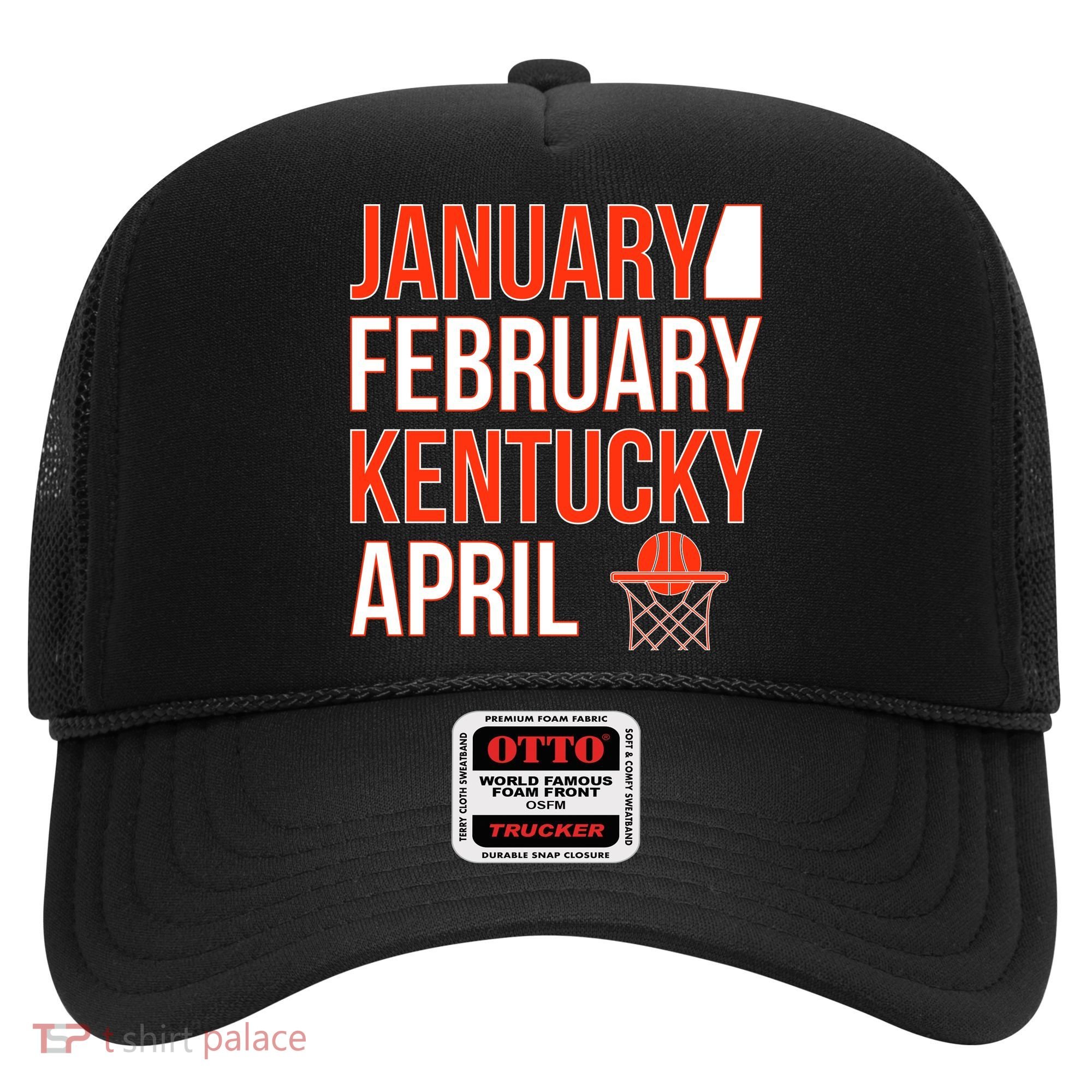 January February Kentucky April Basketball Hat