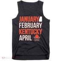 January February Kentucky April Basketball Tank Top thumb 0