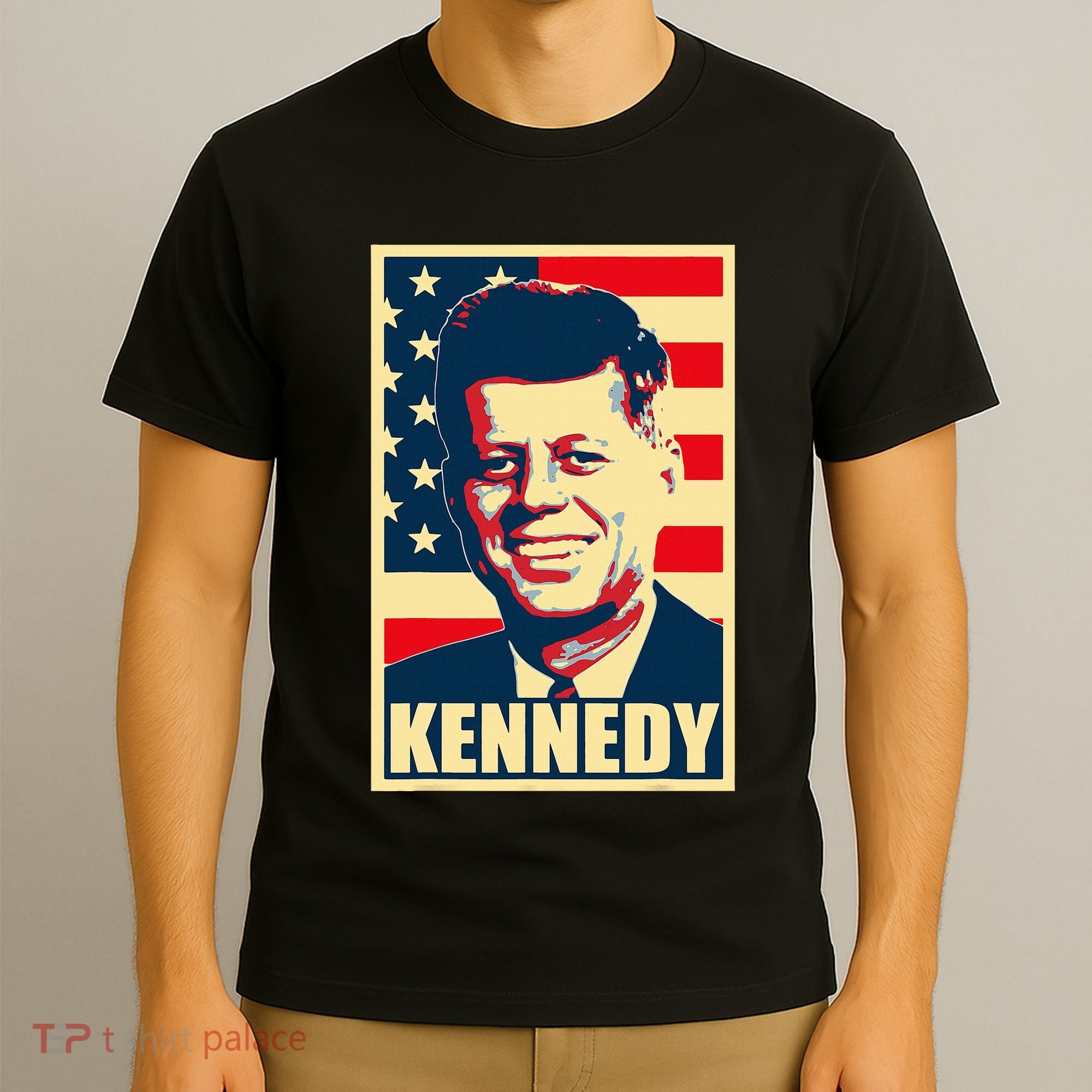 John F Kennedy American Propaganda Poster T-Shirt
