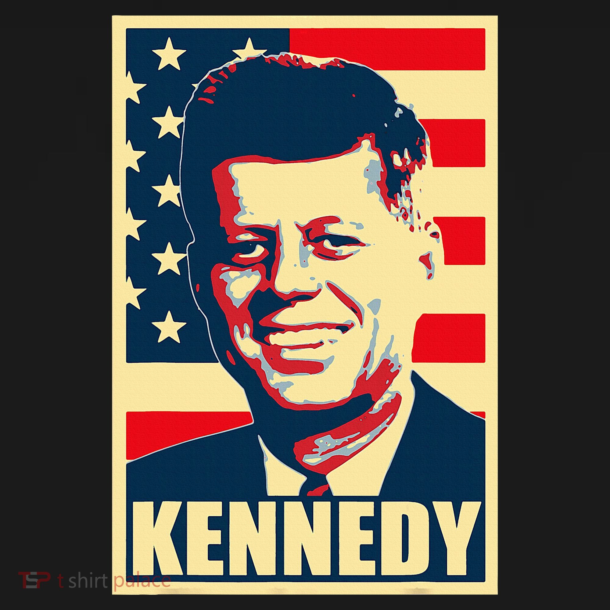 John F Kennedy American Propaganda Poster Mousepad